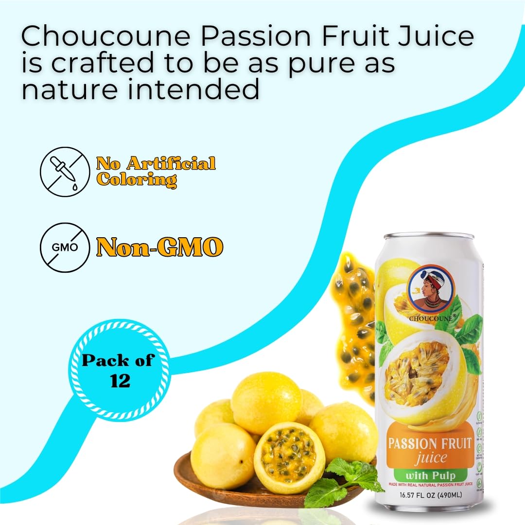 CHOUCOUNE PASSION FRUIT JUICE WITH PULP