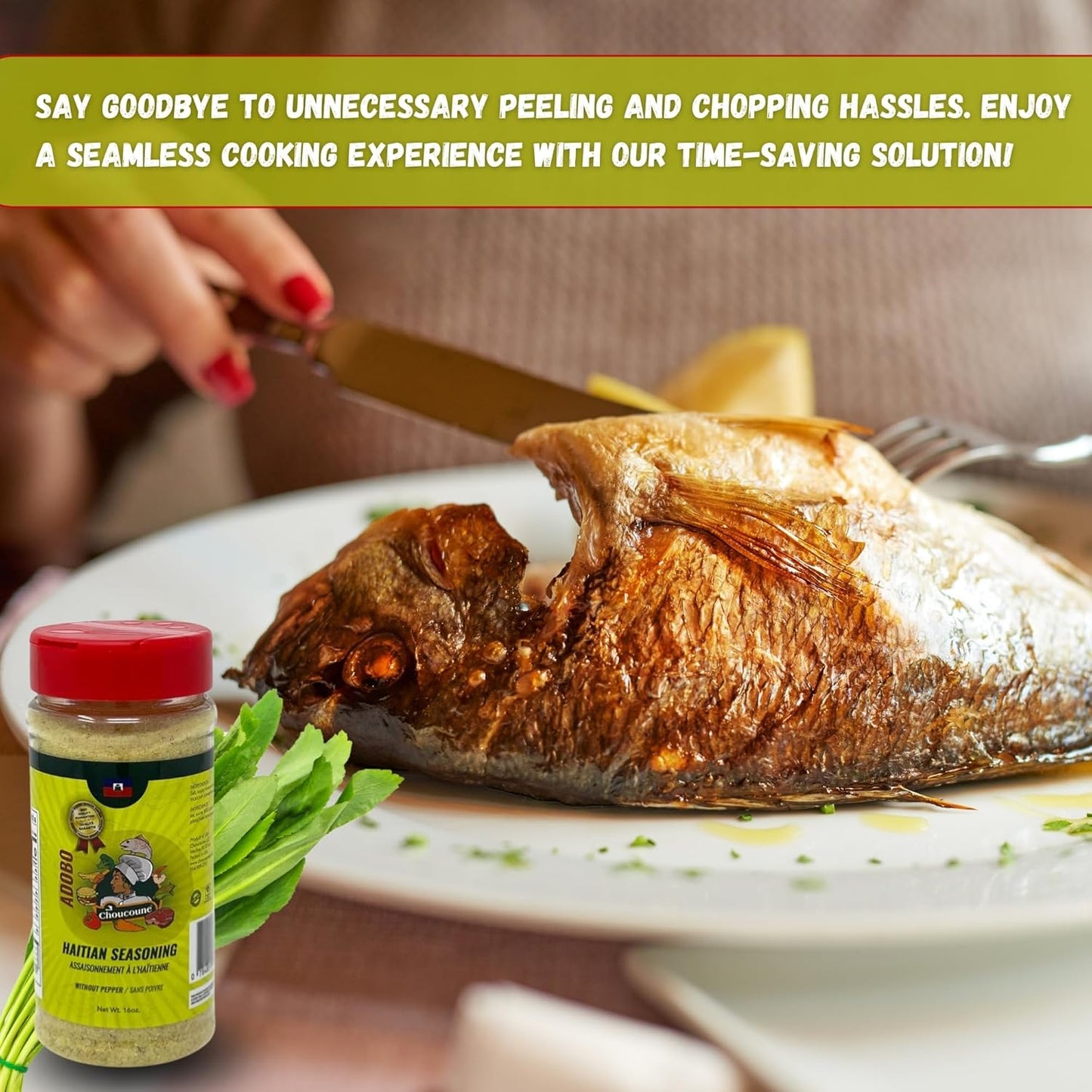 CHOUCOUNE HAITIAN SEASONING - NO PEPPER